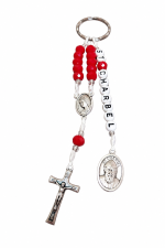 Porte clés Saint Charbel - Rouge
