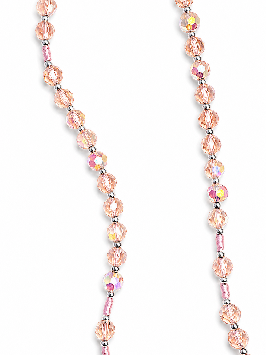 Chapelets Classiques avec médaille Charbel (Rose clair) – Image 2