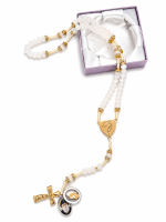 Chapelets Spéciaux (Boite marron) Blanc